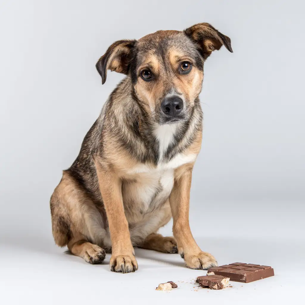 hund hat schokolade gefressen